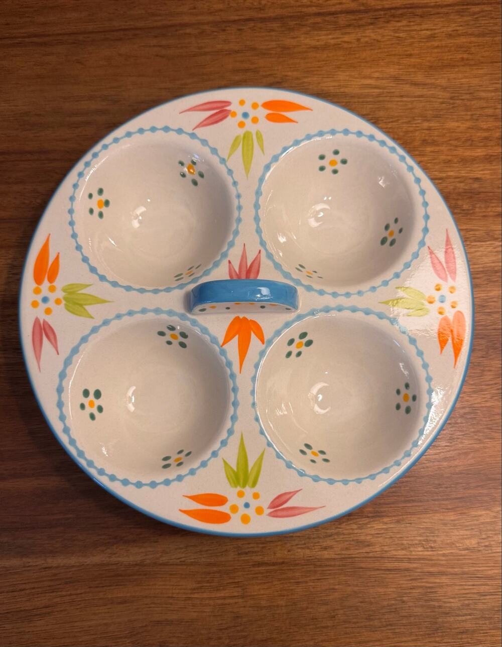 Temp-tations by Tara Old World Confetti Four-Egg Poacher 8”